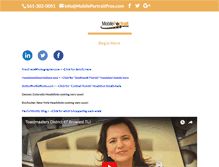 Tablet Screenshot of mobileportraitpros.com